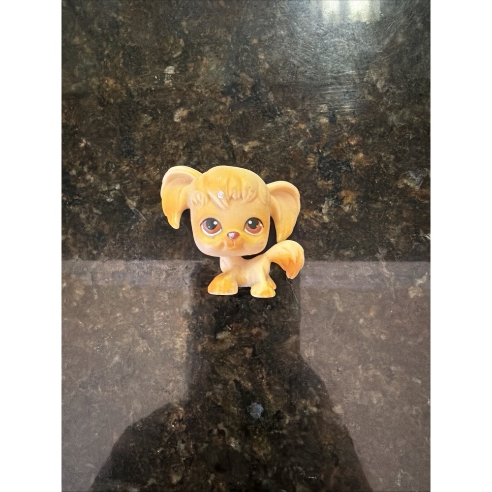 HASBRO LITTLEST PET SHOP LPS #26 COCKER SPANIEL WITH BROWN EYES PUPPY DOG FIGURE